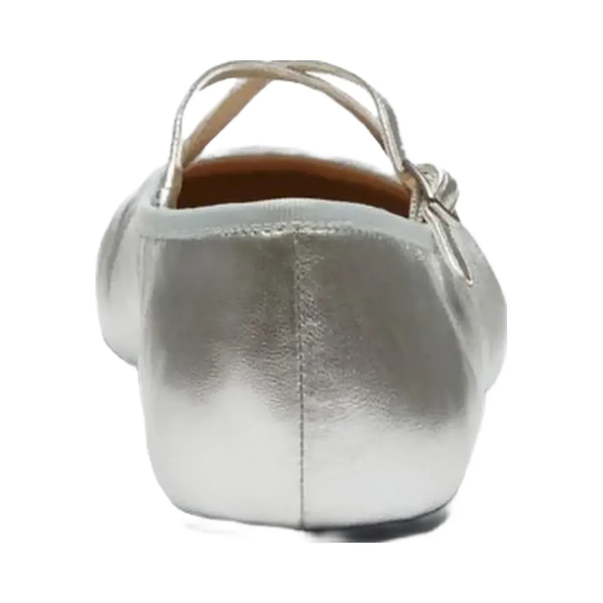 Coach Women's Phoebe Ballet Flat Silver - HypeFly India View 4