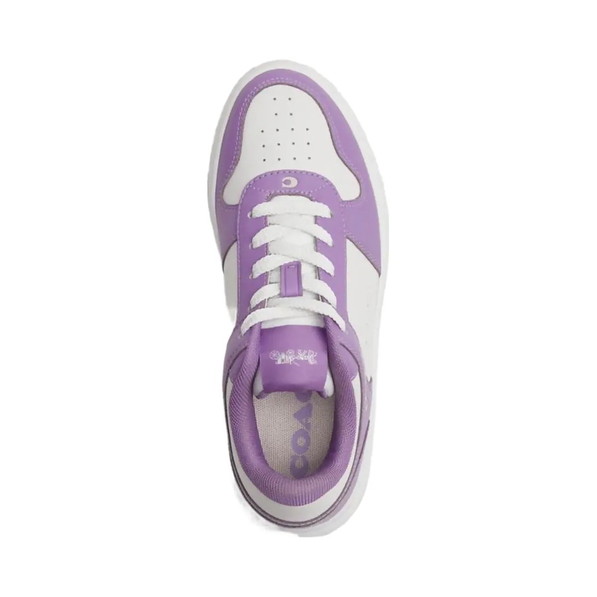 Coach Women's Platform Sneaker Iris Optic White - HypeFly India View 3