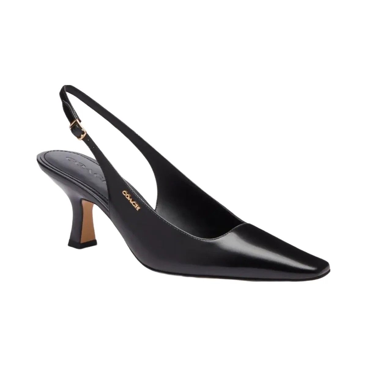 Coach Women's Slingback Heel Black - HypeFly India View 2