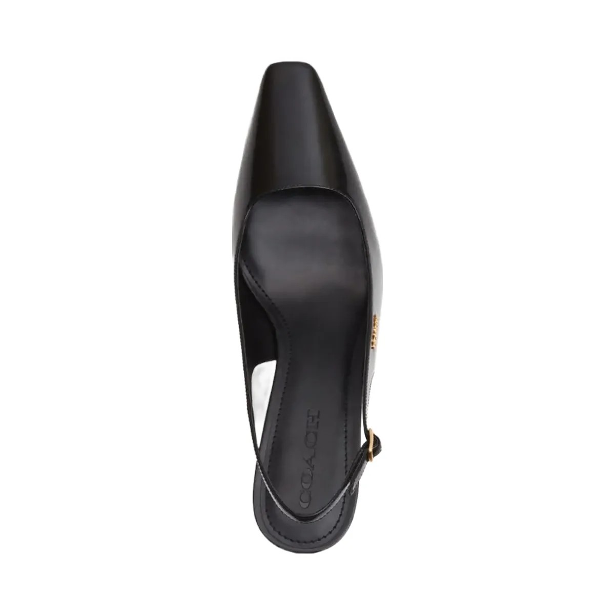 Coach Women's Slingback Heel Black - HypeFly India View 3