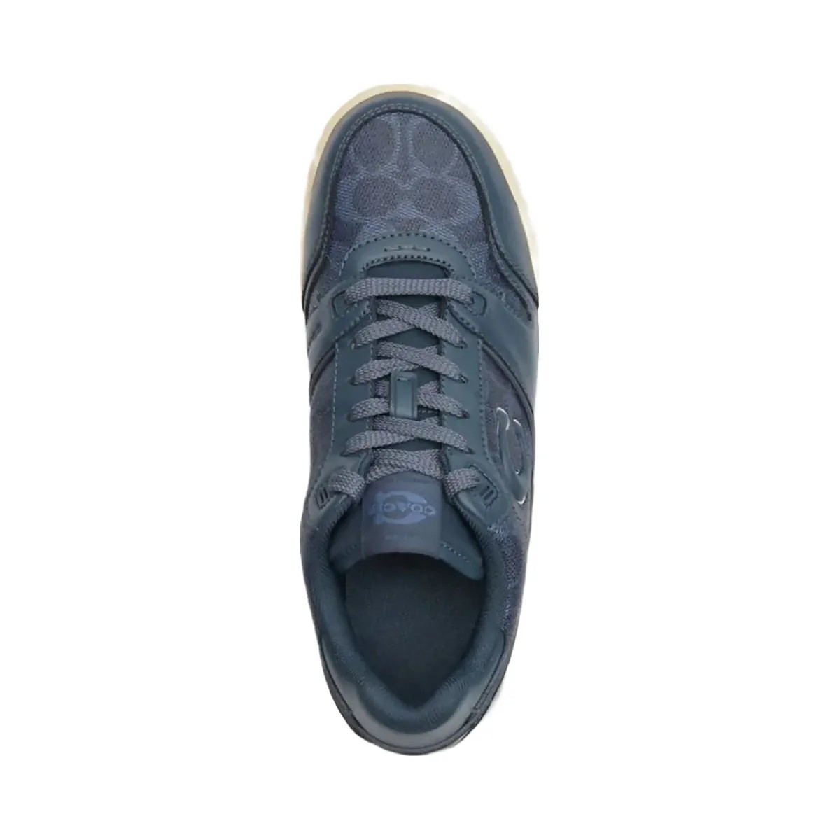 Coach Women's Soho Sneaker In Signature Canvas Denim Denim - HypeFly India View 3
