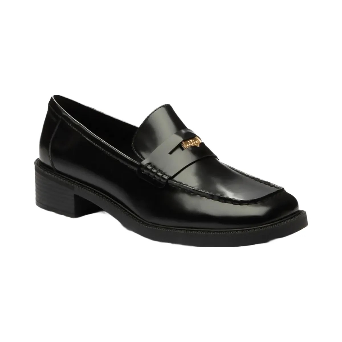 Coach Women's Square Toe Loafer Black - HypeFly India View 2