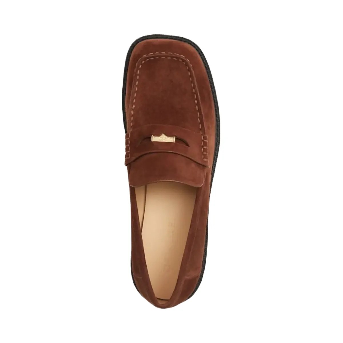Coach Women's Square Toe Loafer Vintage Brown - HypeFly India View 3