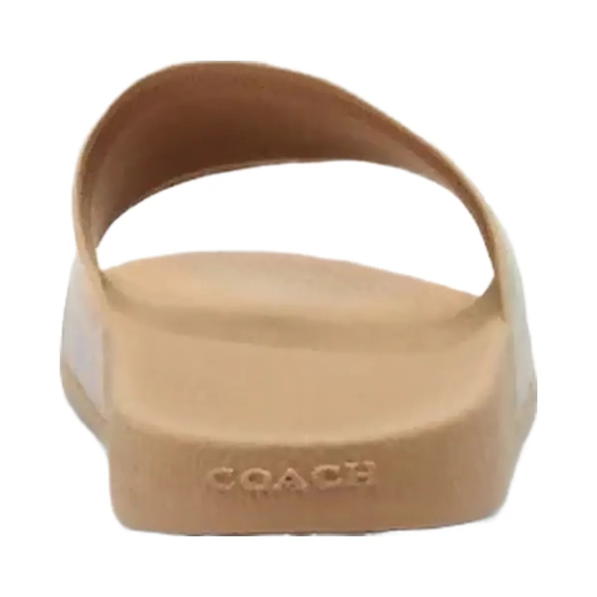 Coach Women's Udele Sport Slide In Signature Canvas Sand Multi - HypeFly India View 4