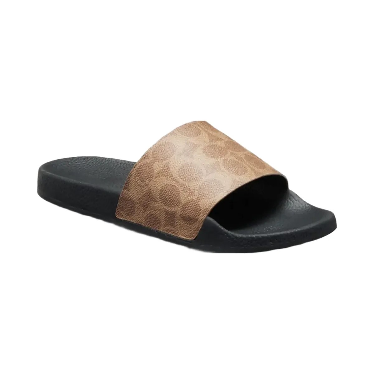 Coach Women's Udele Sport Slide In Signature Canvas Tan - HypeFly India View 2