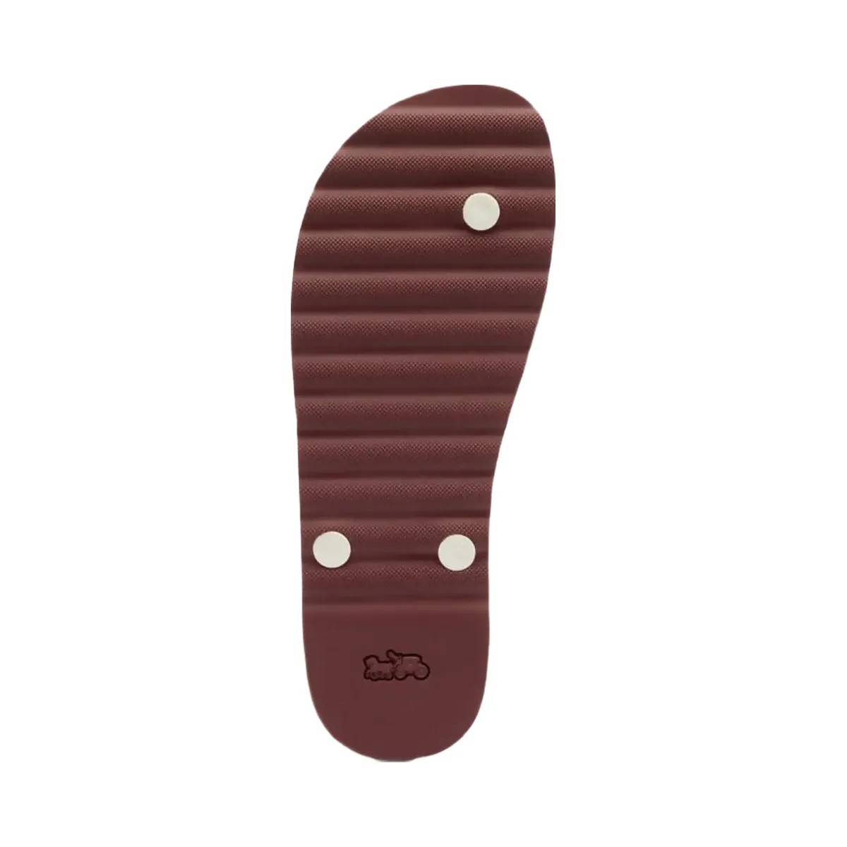 Coach Women's Zayn Flip Flop With Cherry Print Chalk Multi - HypeFly India View 5