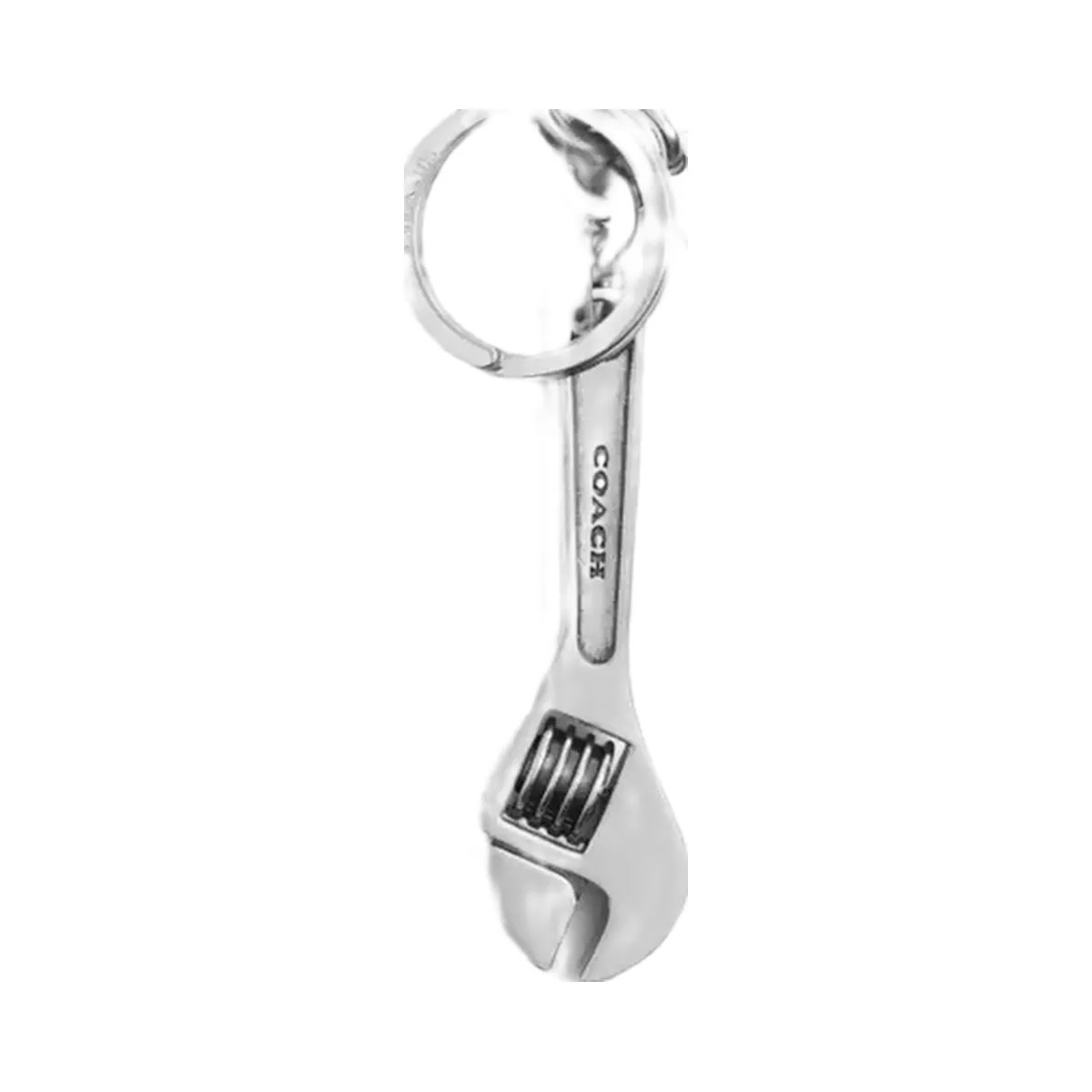 Coach Wrench Bag Charm in Silver - HypeFly India View 1