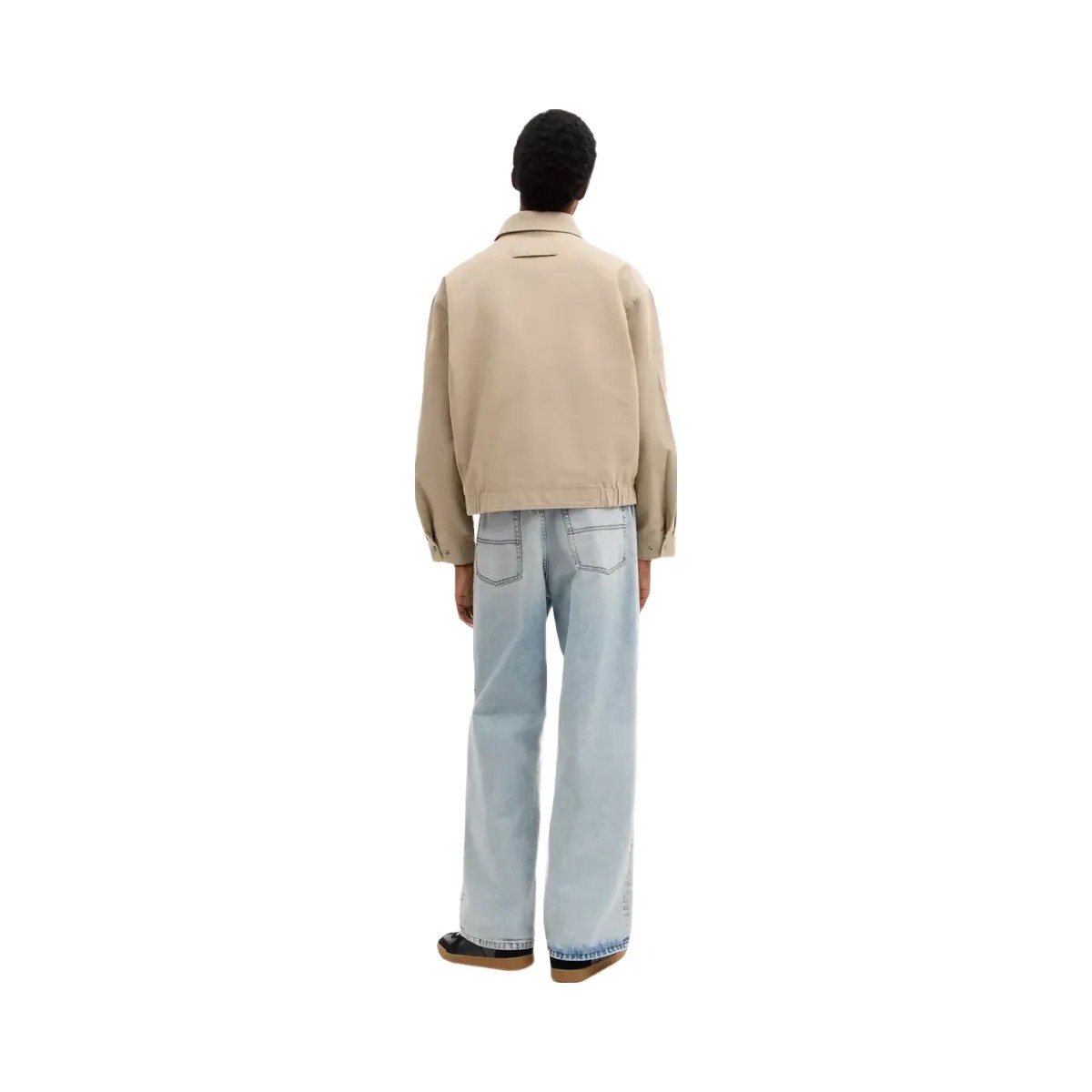 Coach Zip Up Blouson Jacket in Dark Stone - HypeFly India View 3
