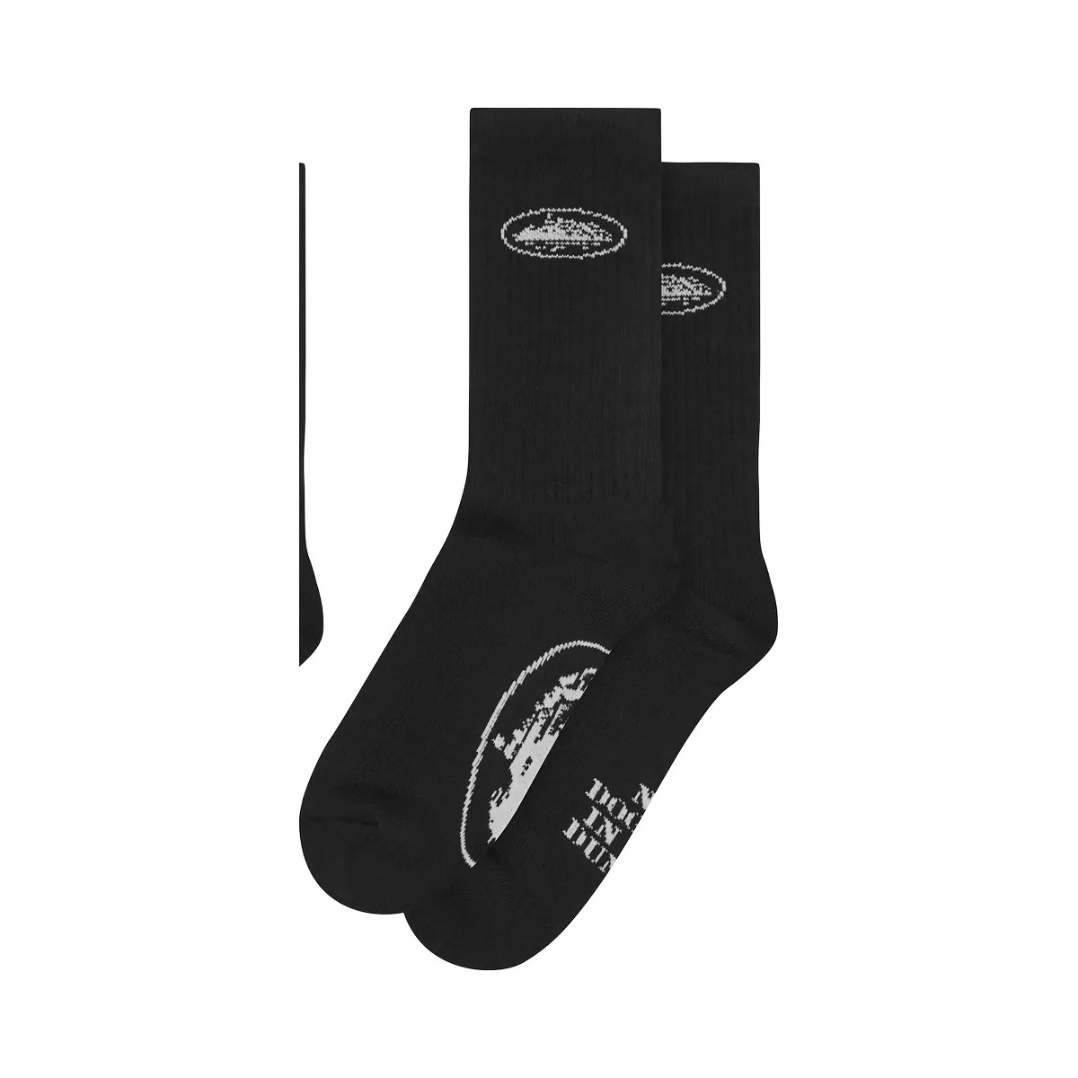 Corteiz Black Alcatraz Socks 2 Pack - HypeFly India View 1