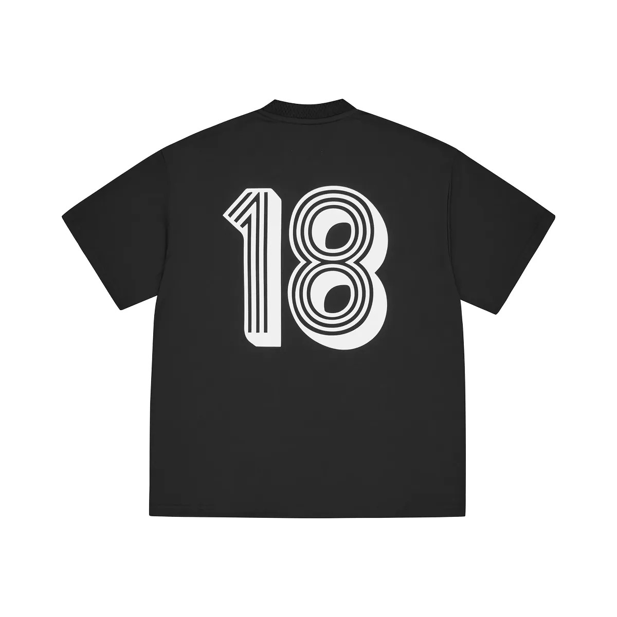 Corteiz Ghini Football Jersey Black - HypeFly India View 2