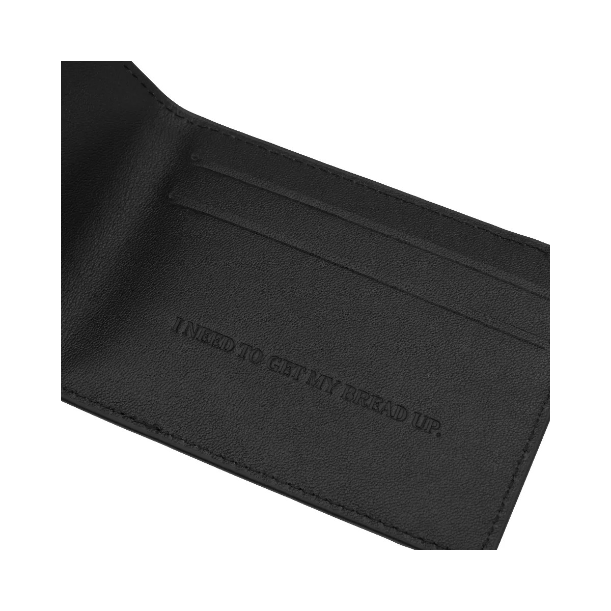 Corteiz Island Leather Card Holder Black - HypeFly India View 3