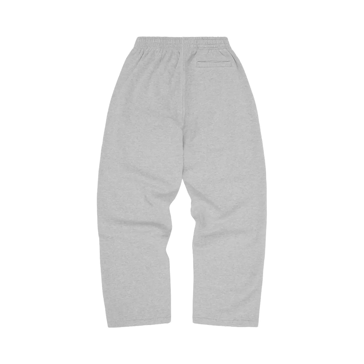 Corteiz Island Puff Print Open Hem Sweatpant Heather Grey - HypeFly India View 2