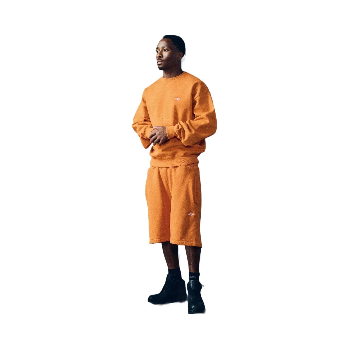 Corteiz Mini Island Crewneck Orange - HypeFly India View 4