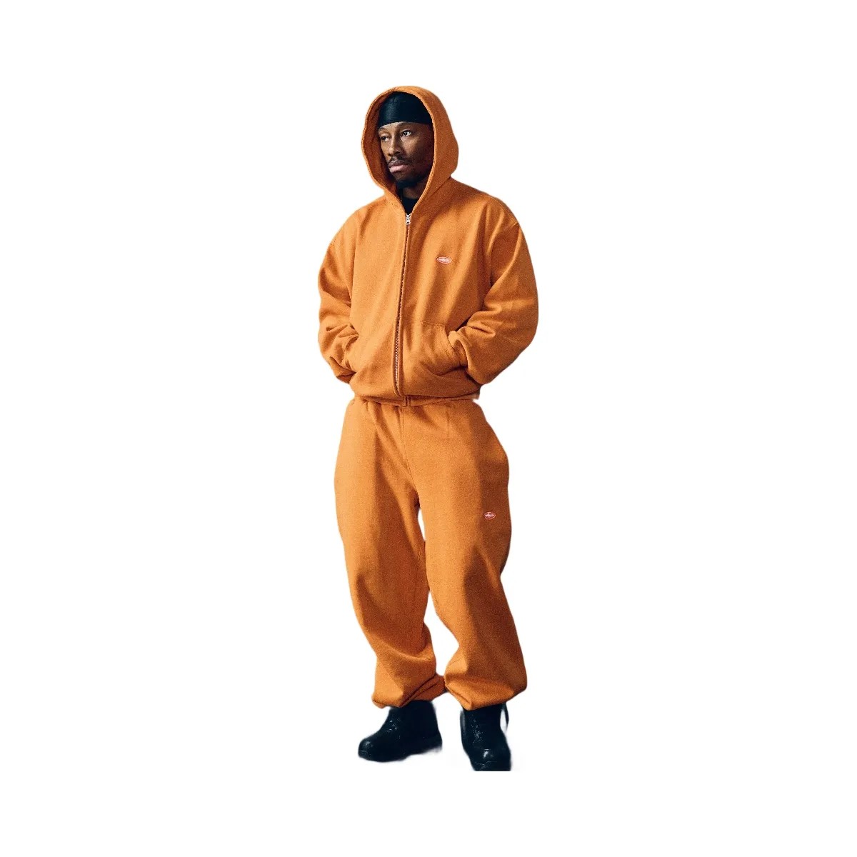 Corteiz Mini Island Sweatpant Orange - HypeFly India View 4