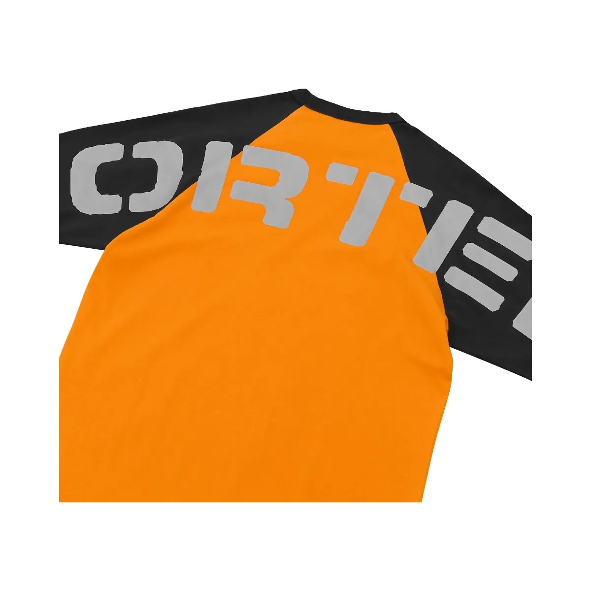 Corteiz Stencil Raglan Ls Orange/Black - HypeFly India View 3