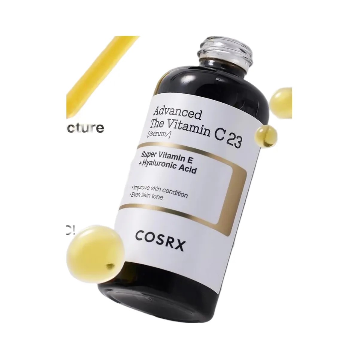 COSRX Advanced The Vitamin C 23 Serum with Super Vitamin E & Hyaluronic Acid - HypeFly India View 5