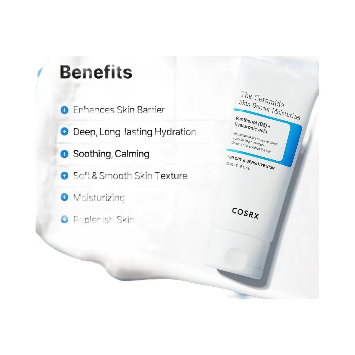 COSRX The Ceramide Skin Barrier Moisturizer For Sensitive Skin - HypeFly India View 5