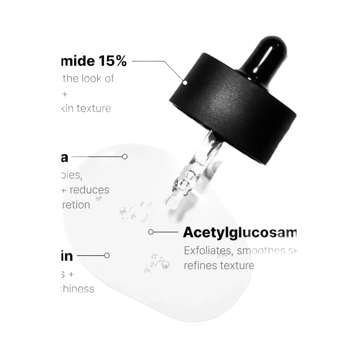 COSRX The Niacinamide 15 Serum with Acetyl Glucosamine + Zinc PCA - HypeFly India View 4