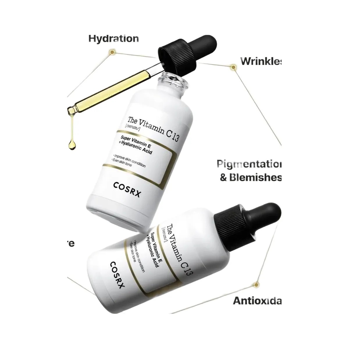 COSRX The Vitamin C 13 Serum with Super Vitamin E & Hyaluronic Acid - HypeFly India View 3
