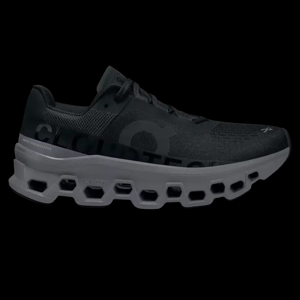 On Running Cloudmonster Black Magnet - HypeFly India View 1