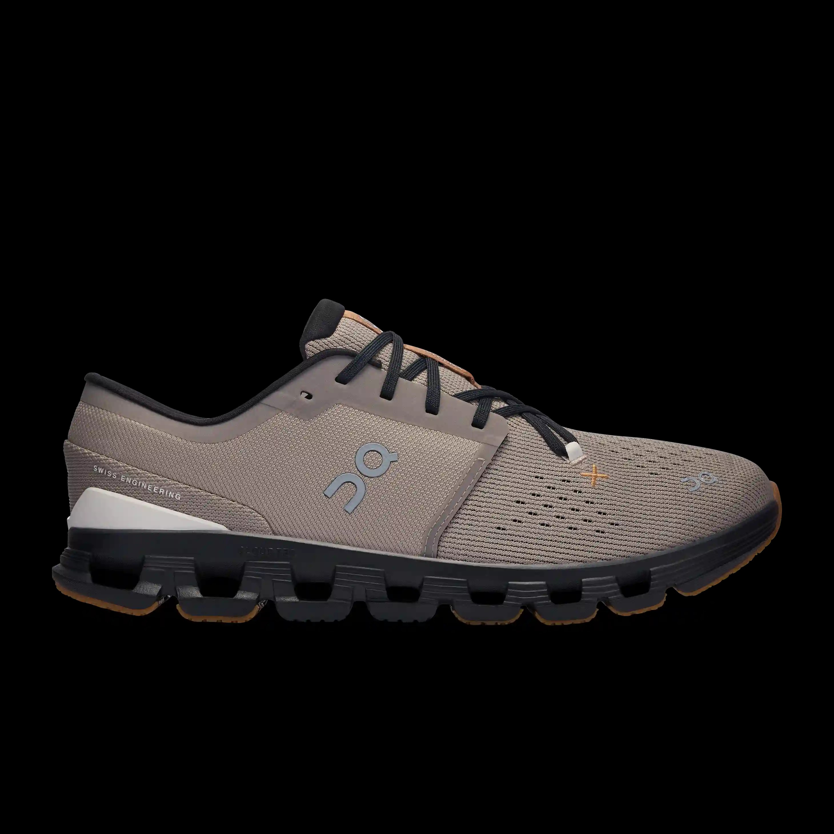 Cloud X 4 Fog Black On Running - HypeFly India View 1