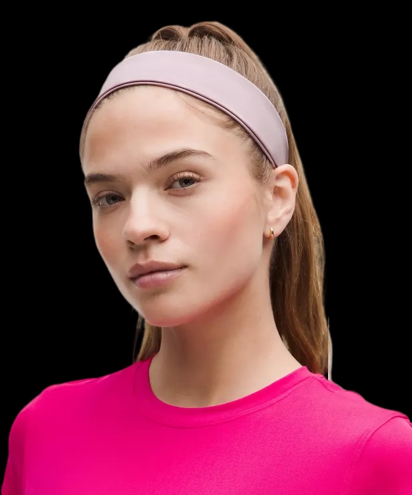 Lululemon Women's Luxtreme Training Headband Pink Haze - HypeFly India View 2