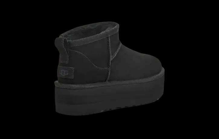 Uggs Classic Ultra Mini Platform Black - HypeFly India View 2
