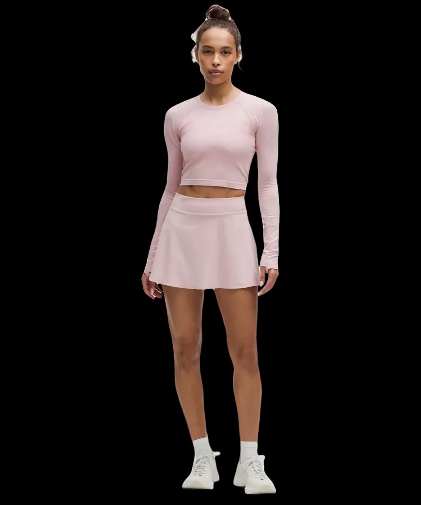 Lululemon Lightweight High-Rise Tennis Skirt Pink Haze - HypeFly India View 2