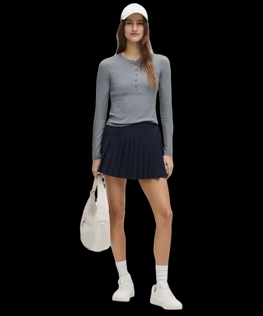 Lululemon Hold Tight Long-Sleeve Henley Solar Grey - HypeFly India View 3