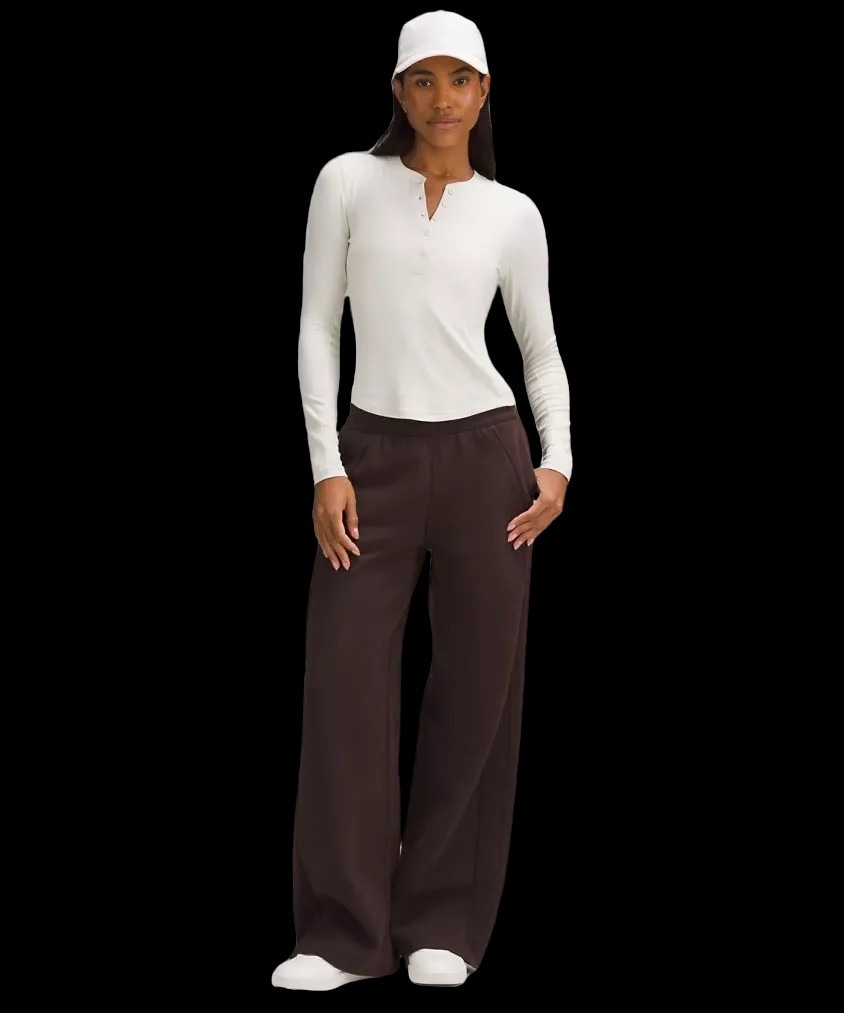 Lululemon Hold Tight Long-Sleeve Henley Bone - HypeFly India View 2