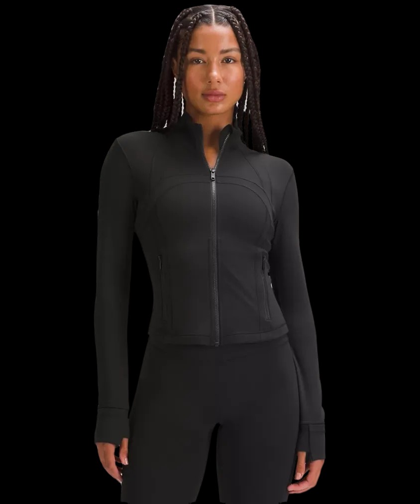 Lululemon Define Cropped Jacket Nulu Black - HypeFly India View 1
