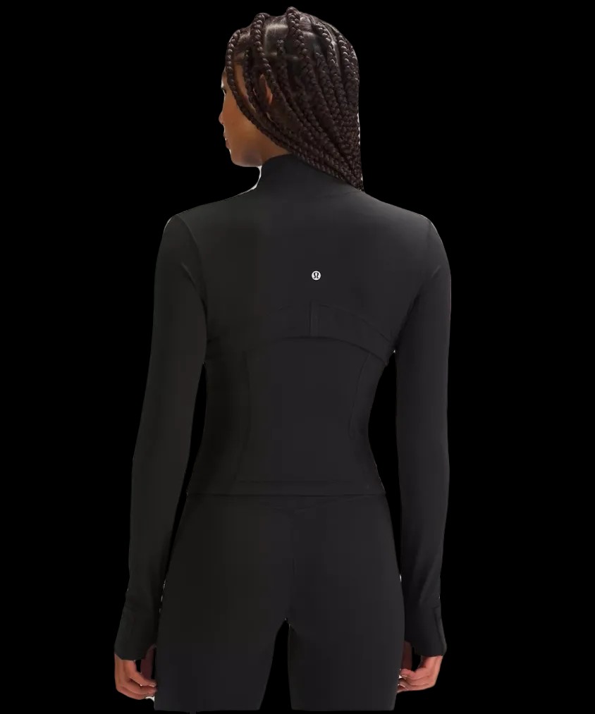 Lululemon Define Cropped Jacket Nulu Black - HypeFly India View 3