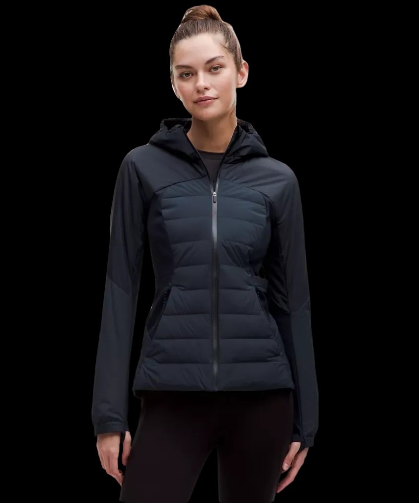 Lululemon Down for It All Jacket True Navy - HypeFly India View 1