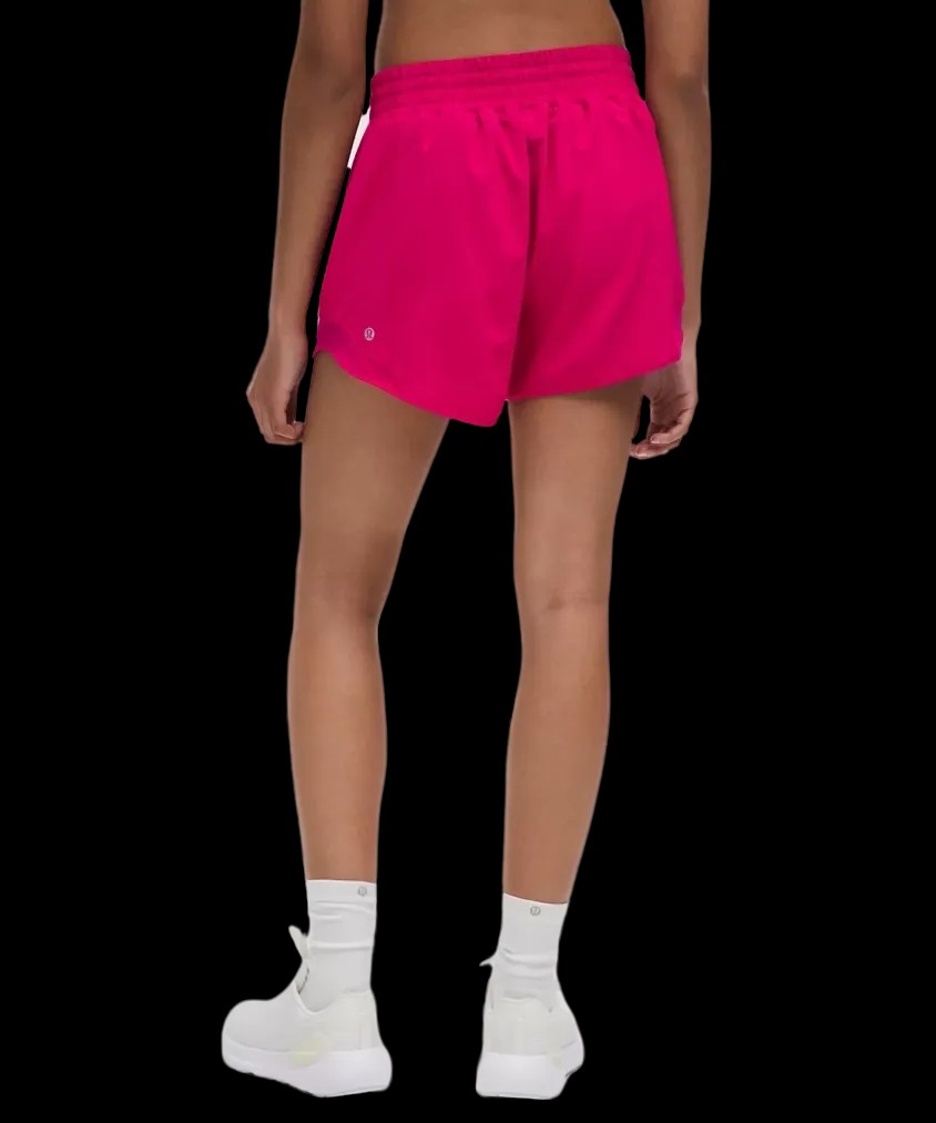 Lululemon Hotty Hot High-Rise Lined Short 4" Passionate - HypeFly India View 3