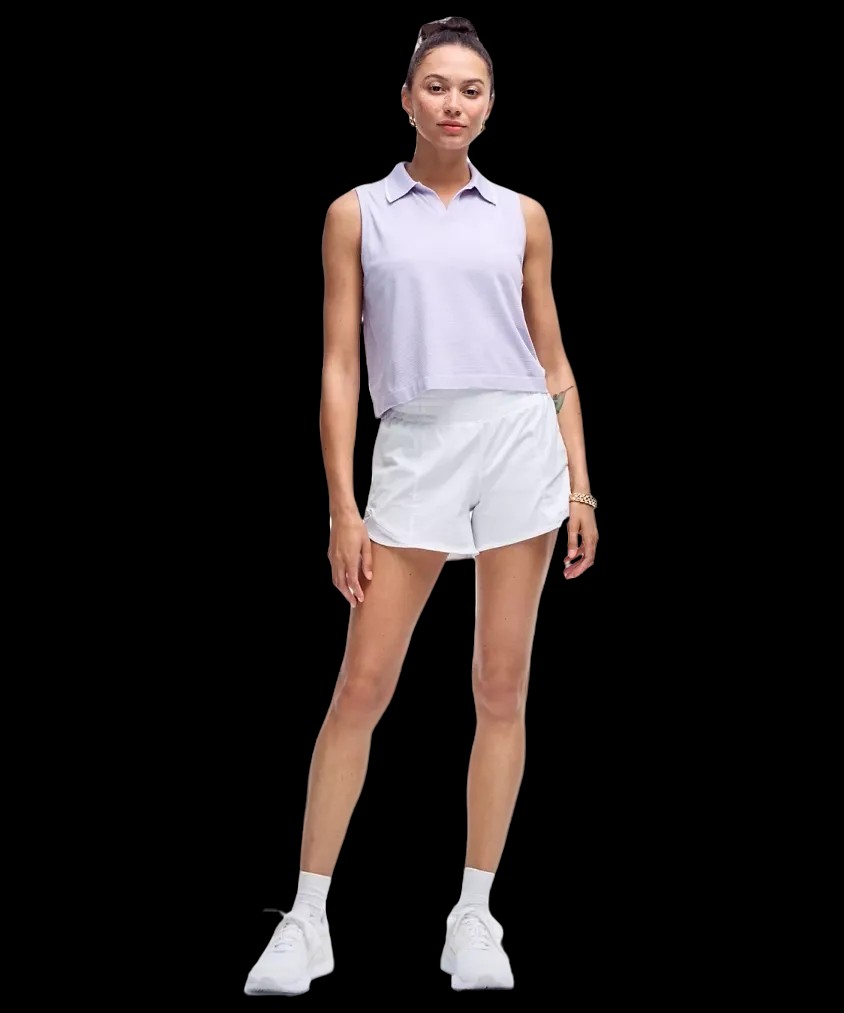 Lululemon Hotty Hot High-Rise Lined Short 4" White - HypeFly India View 2