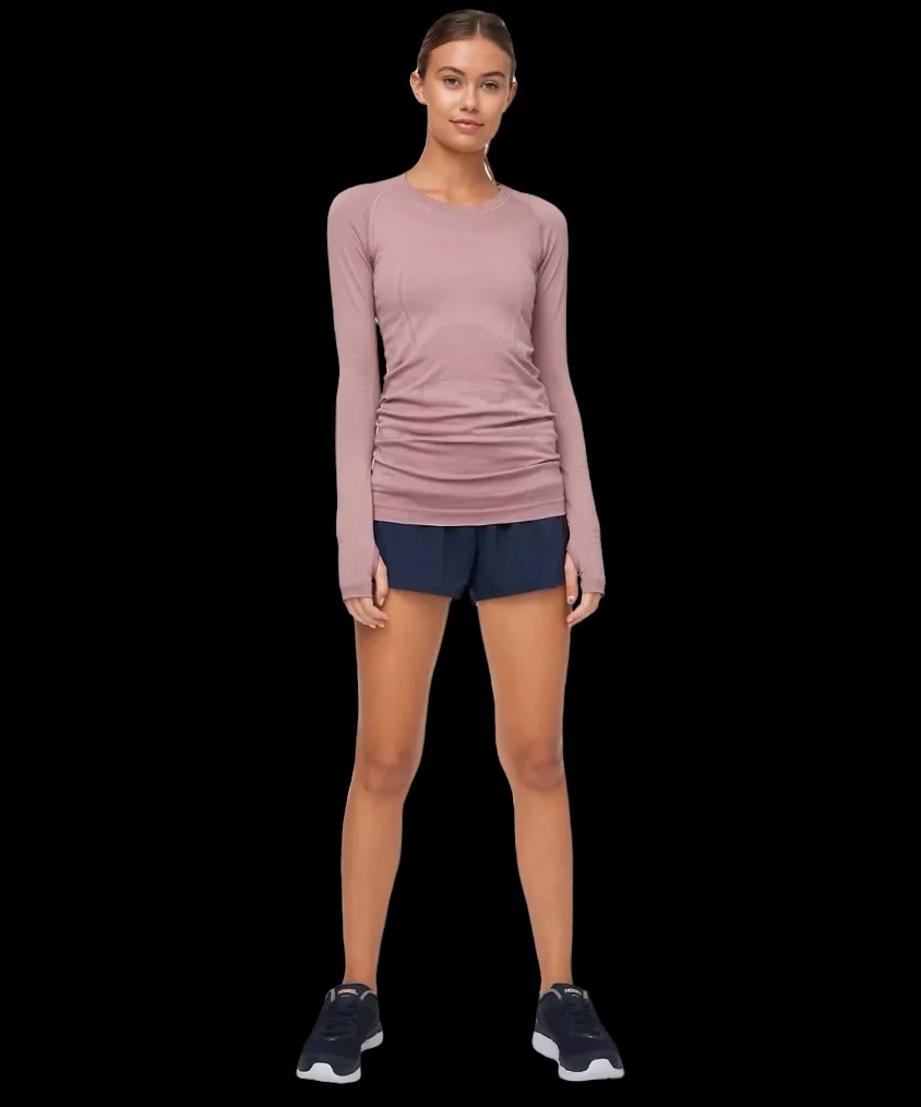 Lululemon Speed Up High-Rise Lined Short 2.5" True Navy - HypeFly India View 2