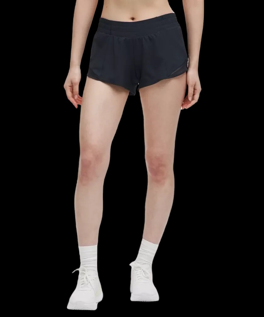 Lululemon Hotty Hot Low-Rise Lined Short 2.5" True Navy - HypeFly India View 1