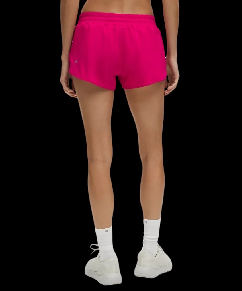 Lululemon Hotty Hot Low-Rise Lined Short 2.5" Passionate - HypeFly India View 3