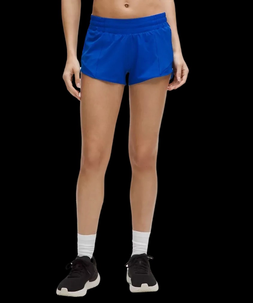 Lululemon Hotty Hot Low-Rise Lined Short 2.5" Galactic Cobalt - HypeFly India View 1