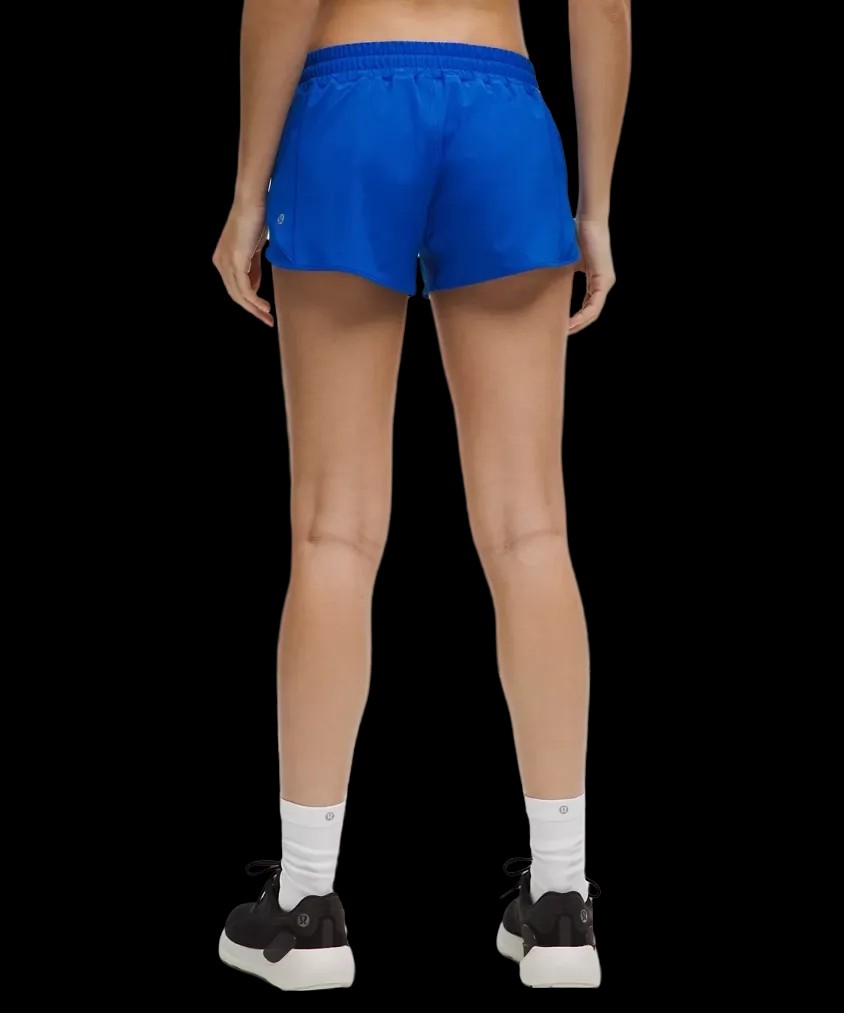 Lululemon Hotty Hot Low-Rise Lined Short 2.5" Galactic Cobalt - HypeFly India View 3