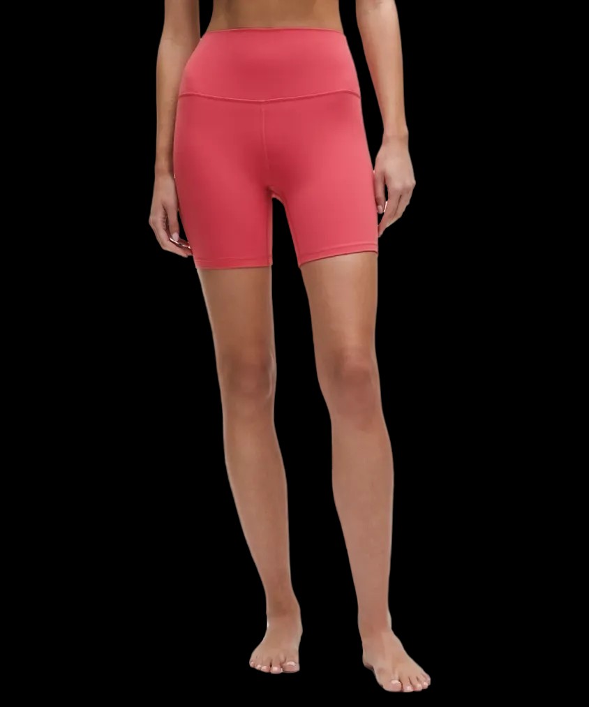 Lululemon Align High-Rise Short 6" Desert Red - HypeFly India View 1