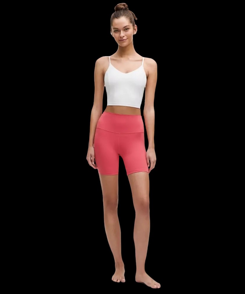 Lululemon Align High-Rise Short 6" Desert Red - HypeFly India View 2