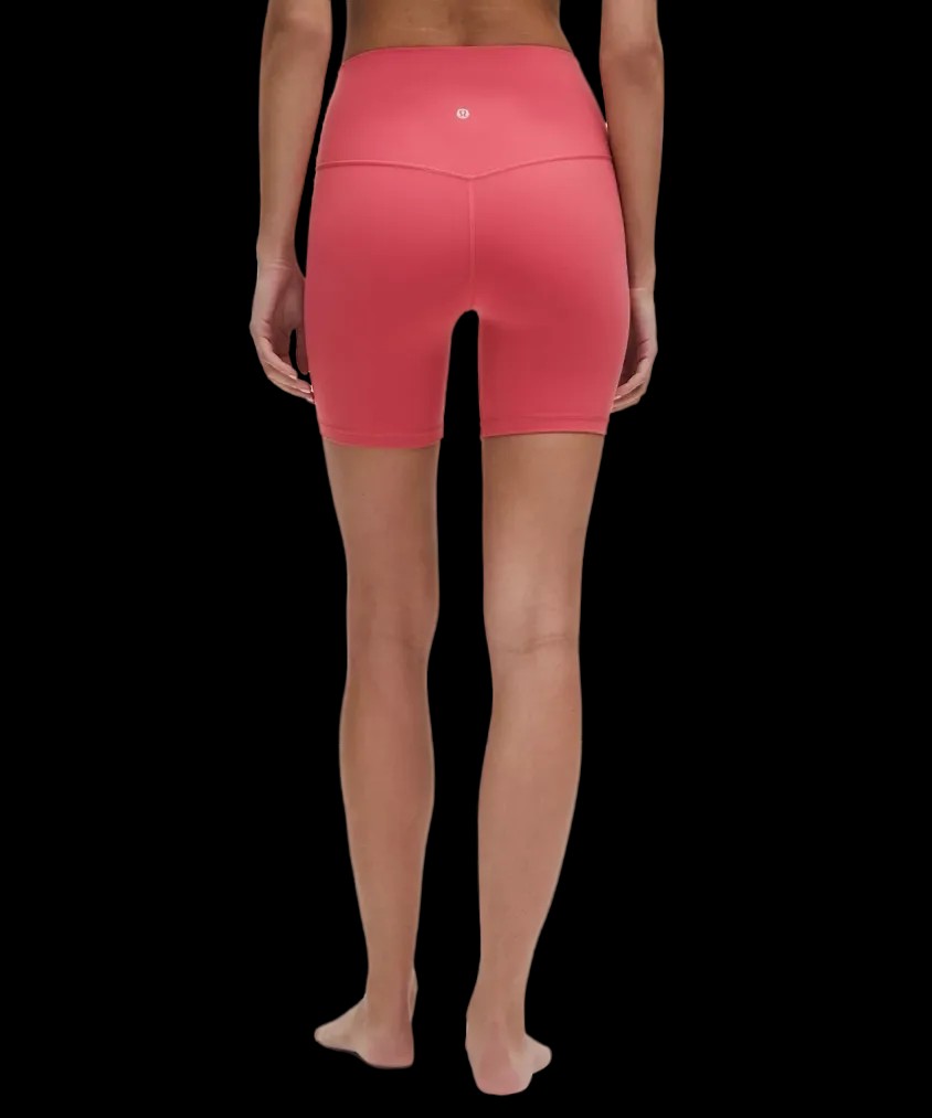 Lululemon Align High-Rise Short 6" Desert Red - HypeFly India View 3