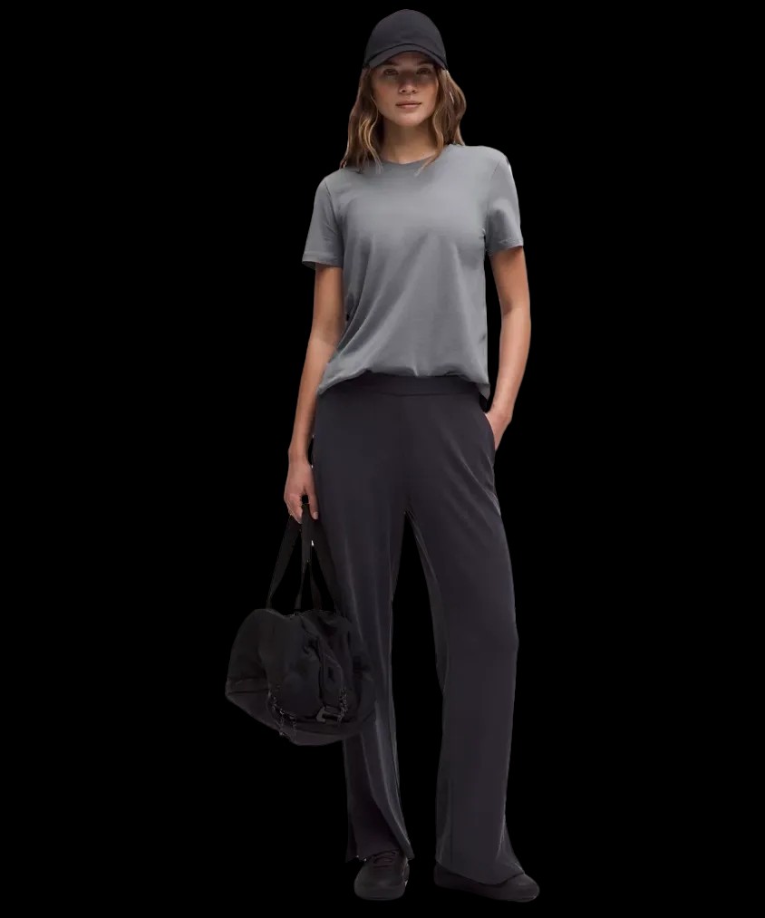 Lululemon Love Curved-Hem Crewneck T-Shirt Solar Grey - HypeFly India View 2