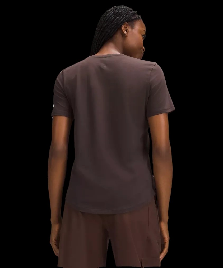 Lululemon Love Curved-Hem Crewneck T-Shirt Espresso - HypeFly India View 2