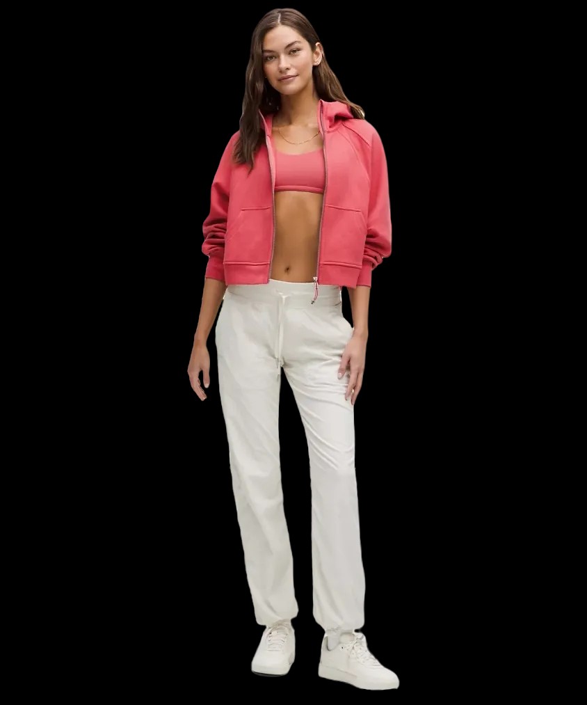 Lululemon Scuba Oversized Full-Zip Hoodie Desert Red - HypeFly India View 2