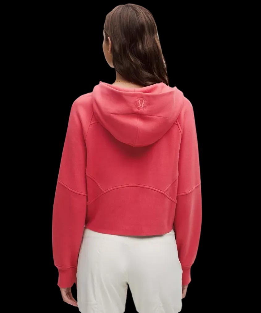 Lululemon Scuba Oversized Full-Zip Hoodie Desert Red - HypeFly India View 3