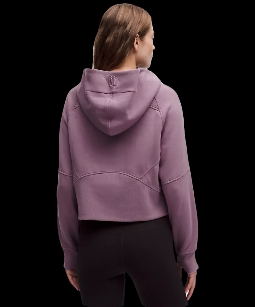 Lululemon Scuba Oversized Full-Zip Hoodie Lavender Lux/Mirror Silver - HypeFly India View 3