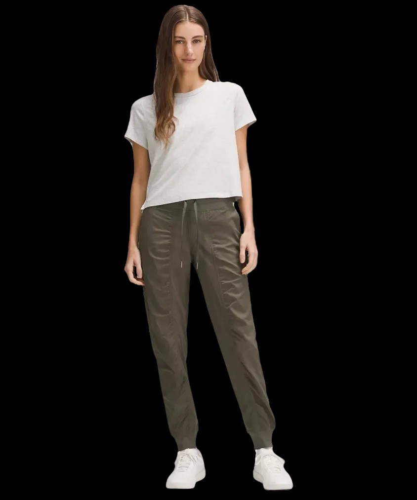 Lululemon Dance Studio Mid-Rise Jogger Full Length Army Green - HypeFly India View 2