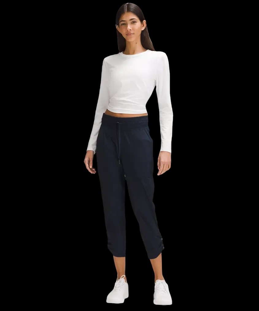 Lululemon Dance Studio Mid-Rise Cropped Pant True Navy - HypeFly India View 3